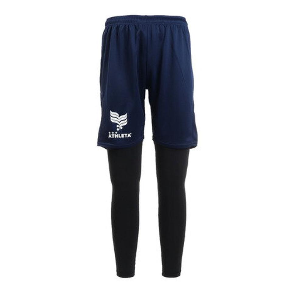 アスレタ（ATHLETA） サッカー フットサルウェア プラクティスパンツインナーセット XE-409 NVY （メンズ）