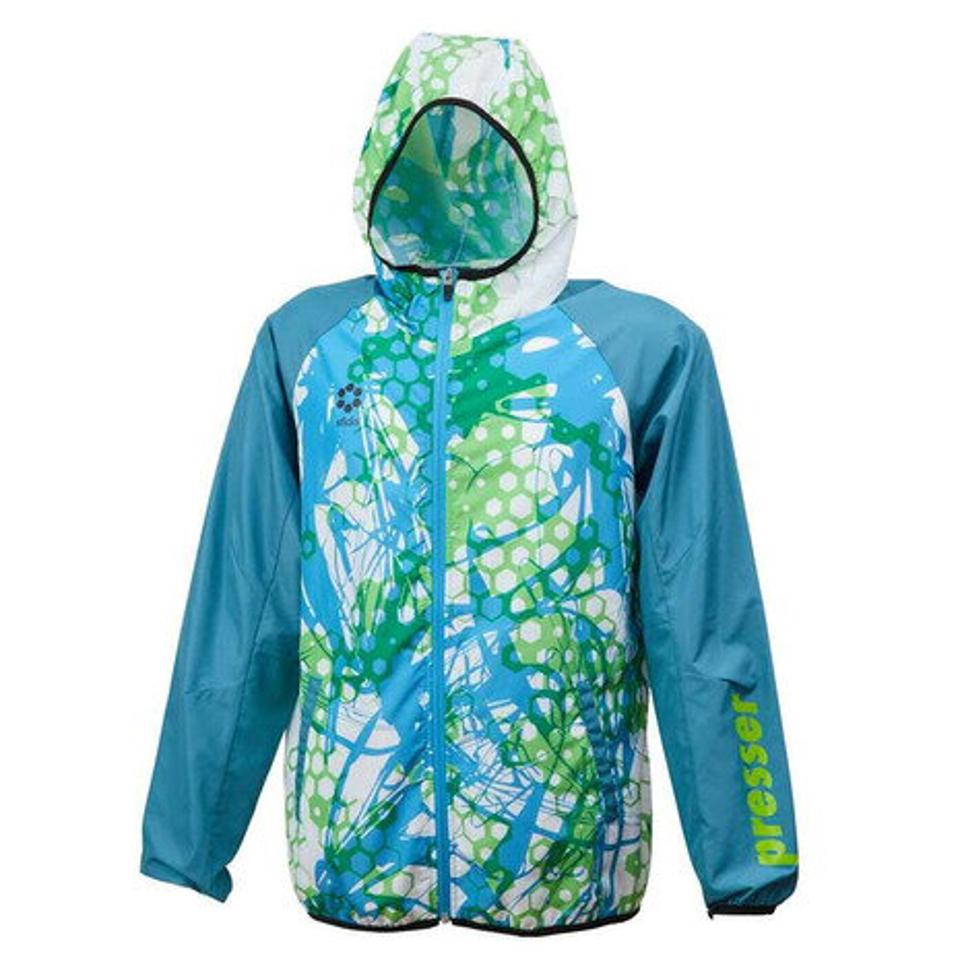 スフィーダ（SFIDA） サッカー フットサルウェア Presserウーブンフルジップパーカー SA-21801 GRN （メンズ）