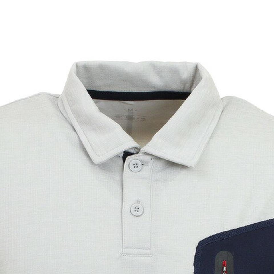 デュアリグ(DUARIG)(メンズ)接触冷感 吸汗速乾 UVカット カチオン 半袖ポロシャツ 863D1SD6840 WHT 冷感 クール