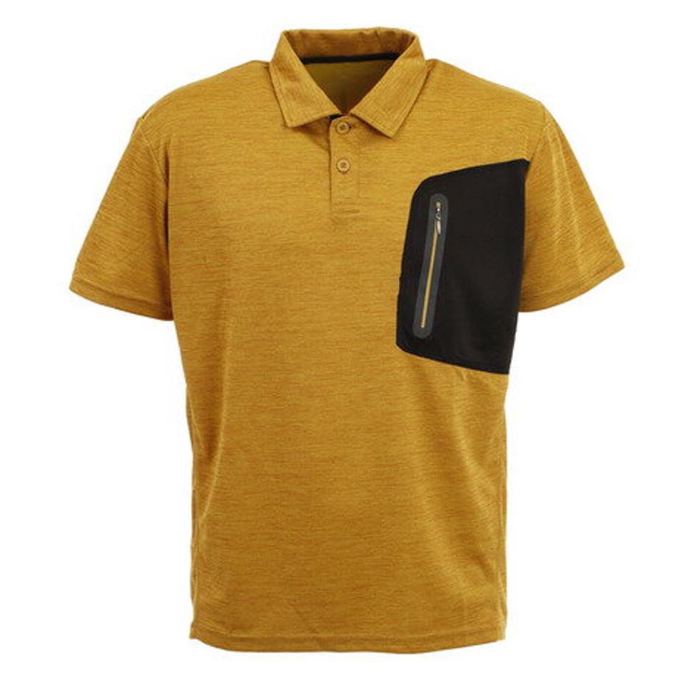 デュアリグ(DUARIG) 接触冷感 吸汗速乾 UVカット カチオン 半袖ポロシャツ 863D1SD6840 GLD 冷感 クール (メンズ)