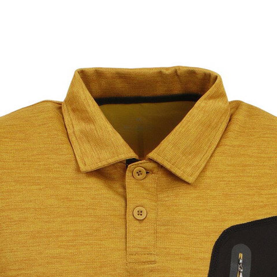 デュアリグ(DUARIG) 接触冷感 吸汗速乾 UVカット カチオン 半袖ポロシャツ 863D1SD6840 GLD 冷感 クール (メンズ)