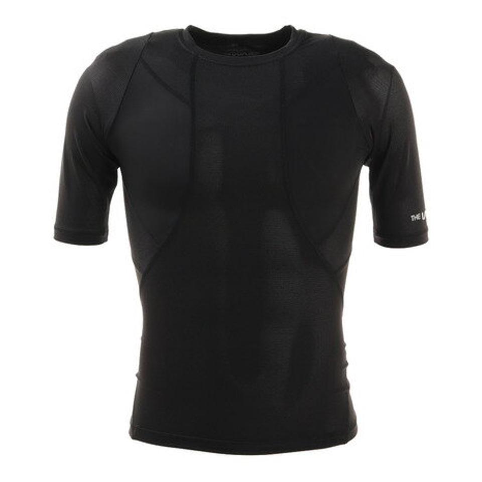 ザ・ワープ・バイ・エネーレ(The Warp By Ennerre)(メンズ)半袖Tシャツ メンズ 接触冷感 クール コンプレッション WB3KJT42 BLK