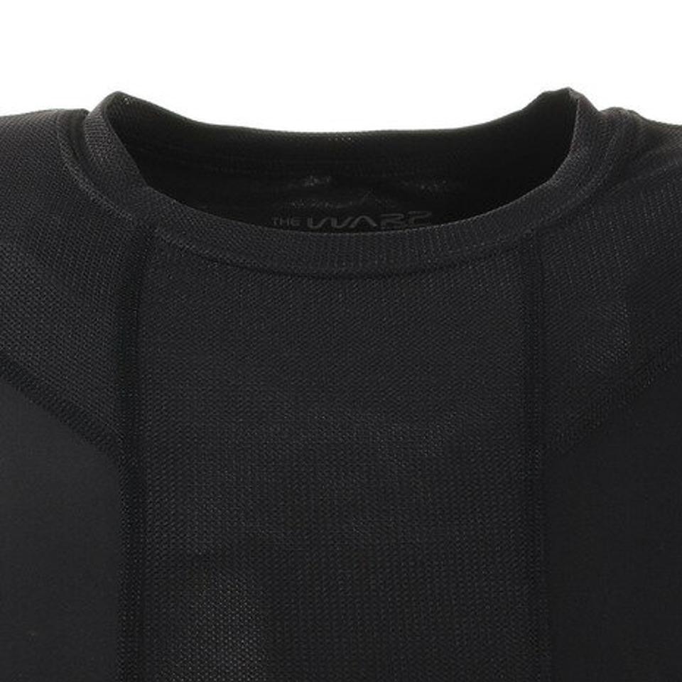 ザ・ワープ・バイ・エネーレ(The Warp By Ennerre)(メンズ)半袖Tシャツ メンズ 接触冷感 クール コンプレッション WB3KJT42 BLK