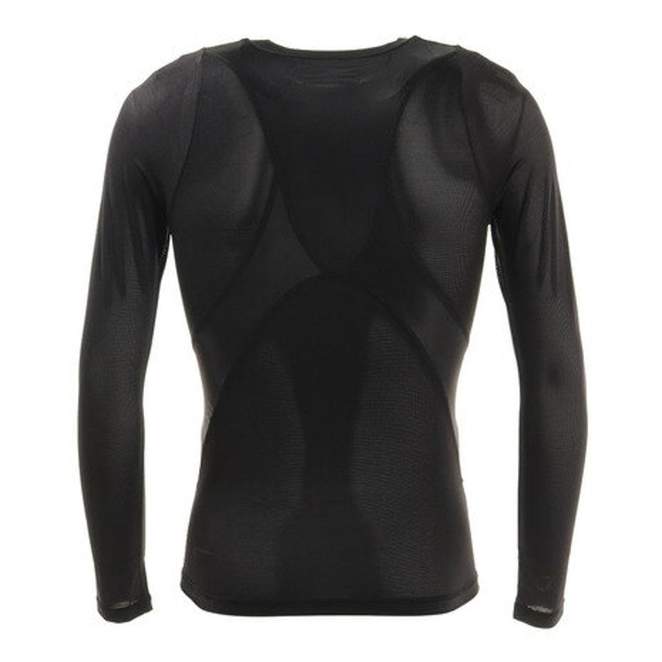 ザ・ワープ・バイ・エネーレ(The Warp By Ennerre)(メンズ)長袖Tシャツ メンズ 接触冷感 クール コンプレッション WB3KJT40 BLK