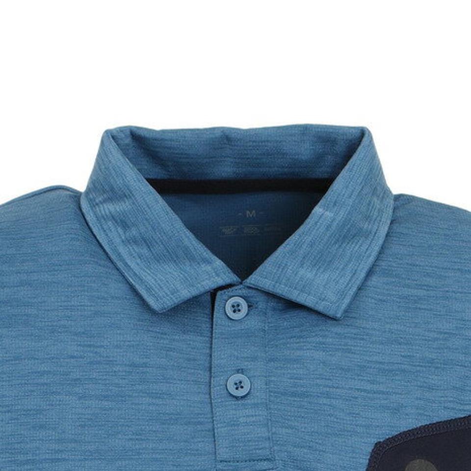 デュアリグ(DUARIG)(メンズ)接触冷感 吸汗速乾 UVカット カチオン 半袖ポロシャツ 863D1SD6840 BLU 冷感 クール