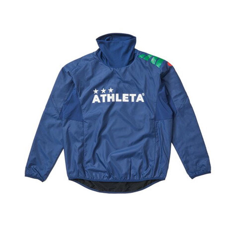 アスレタ(ATHLETA) サッカー フットサルウェア ハイネックピステシャツ XE-401 NVY (メンズ、レディース)