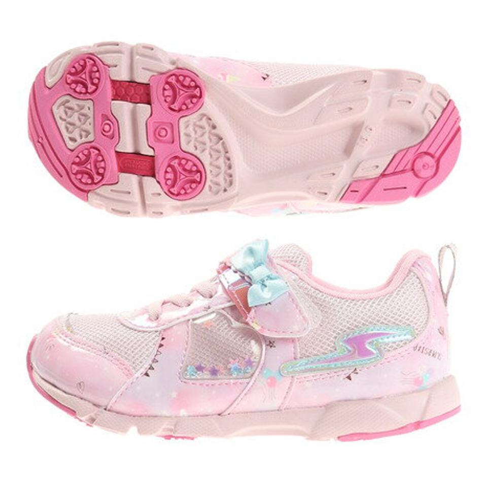 ムーンスター（MoonStar） ジュニアスポーツシューズ ベルクロ ベルト付き スニーカー SS K1060 PK 12294634 21FW （キッズ）