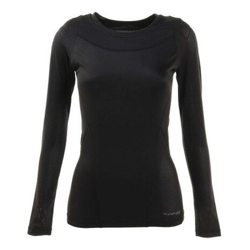 ザ・ワープ・バイ・エネーレ(The Warp By Ennerre)(レディース)長袖Tシャツ レディース クール WB3KHT45 BLK
