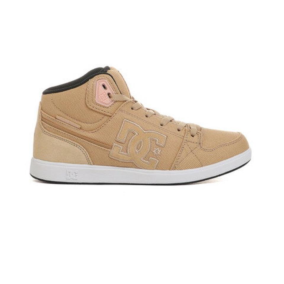 ディーシーシューズ（DC SHOES）（レディース）スニーカー ユニバーシティミッド TX SE ベージュ 21FWDW214009TAN カジュアルシューズ ハイカット 日常履き