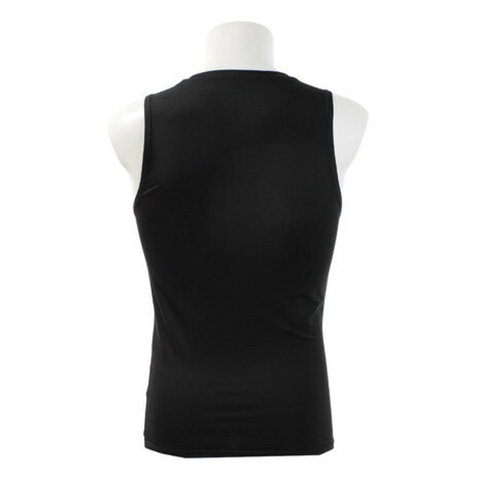 デュアリグ(DUARIG) サッカー ウェア メンズ ストレッチ丸首 ノースリーブ 741D9ES7204 BLK ノースリーブ タンクトップ シャツ (メンズ)
