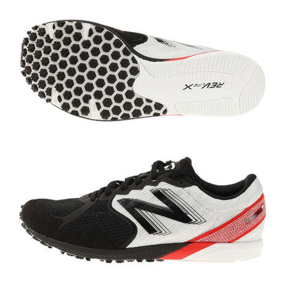 【ランニング対象品購入&エントリーでP10倍！8/19 20:00〜8/28 23:59】ニューバランス（new balance） ランニングシューズ ブラック ホワイト HANZO W M ハンゾー MHANZWW12E トレーニングシューズ 部活 マラソン 靴 （メンズ）