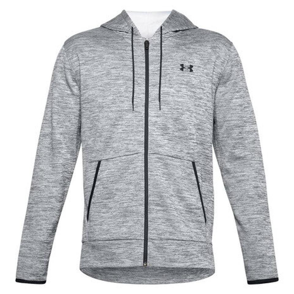 アンダーアーマー（UNDER ARMOUR） パーカー アーマーフリース フルジップフーディー 1357110 HGY/BLK AT オンライン価格 （メンズ）