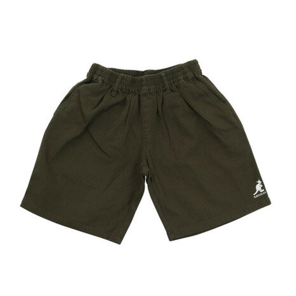 【5/25限定 エントリー&3点以上ご購入でP最大10倍】カンゴール(KANGOL) ジュニア ショートパンツ 無地 887130 KHK (キッズ)