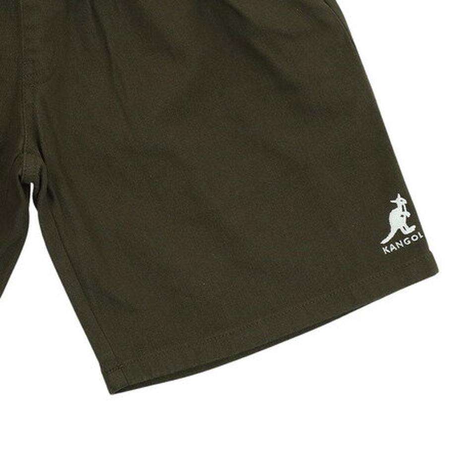【5/25限定 エントリー&3点以上ご購入でP最大10倍】カンゴール(KANGOL) ジュニア ショートパンツ 無地 887130 KHK (キッズ)