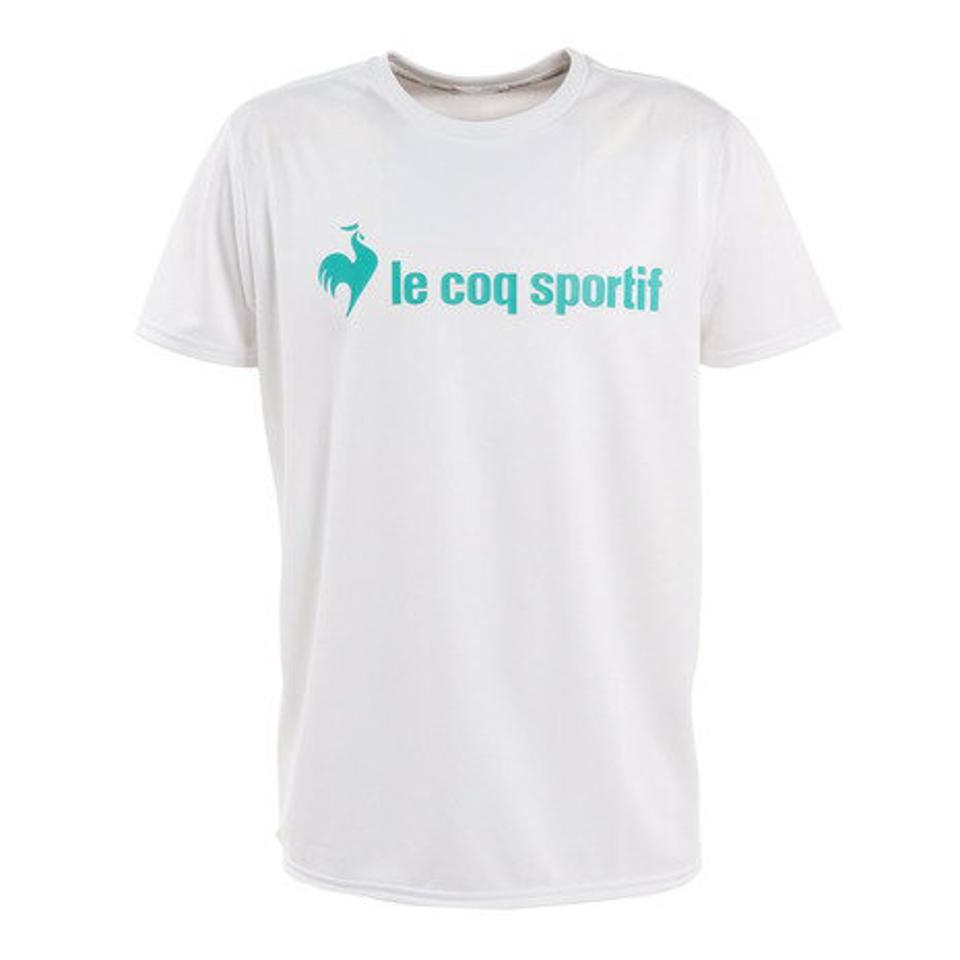 ルコック スポルティフ（Lecoq Sportif） テニスウェア 半袖シャツ QTMTJA01XB WHT （メンズ）