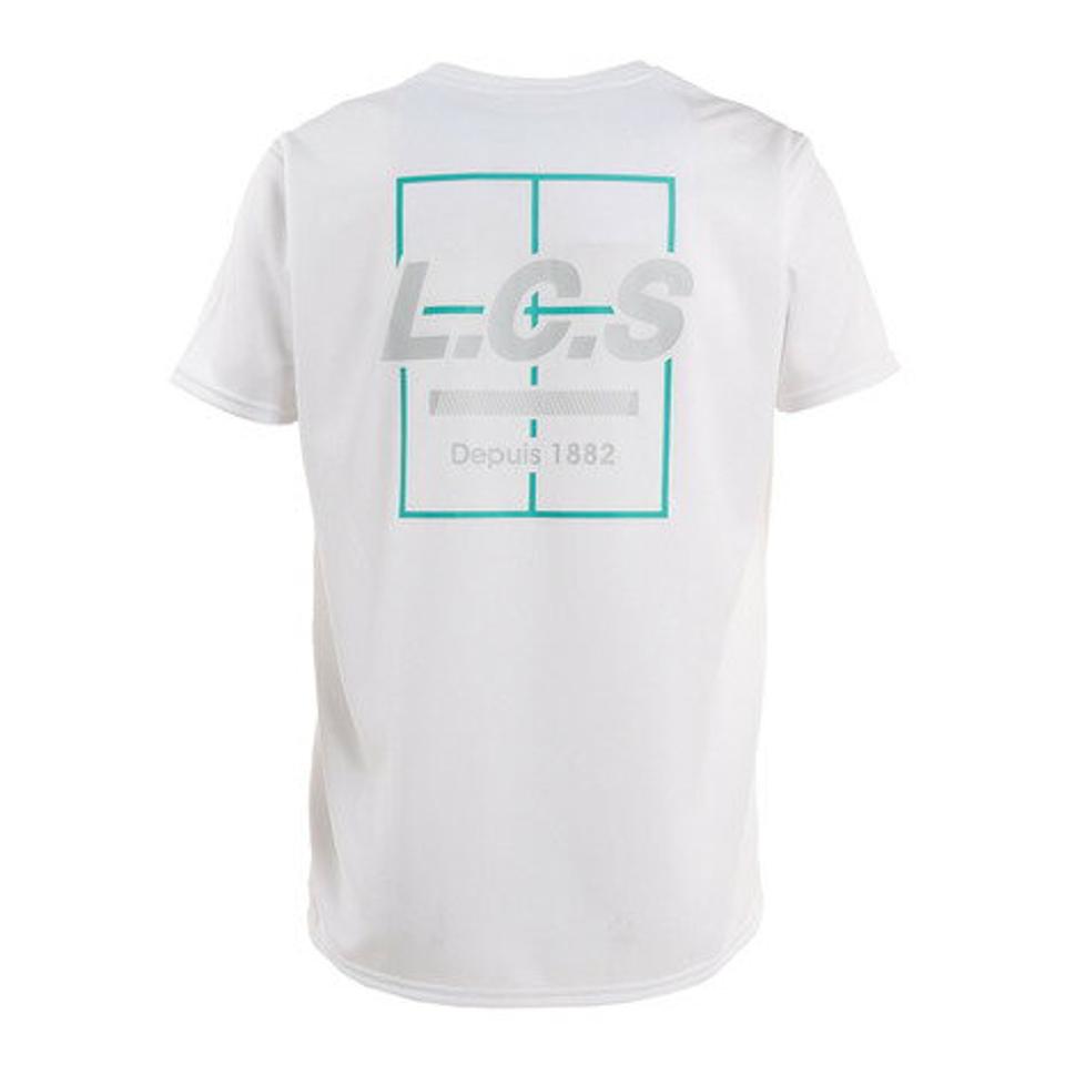 ルコック スポルティフ（Lecoq Sportif） テニスウェア 半袖シャツ QTMTJA01XB WHT （メンズ）