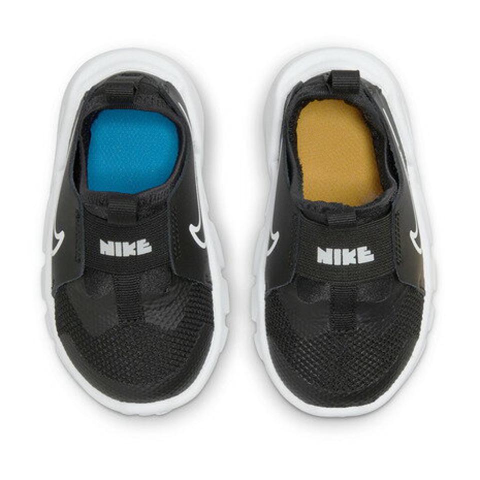 ナイキ（NIKE）（キッズ）ジュニアスニーカー フレックス ランナー 2 TDV ブラック ホワイト DJ6039-002 ベビー 紐なし 子供靴 ファースト スポーツシューズ