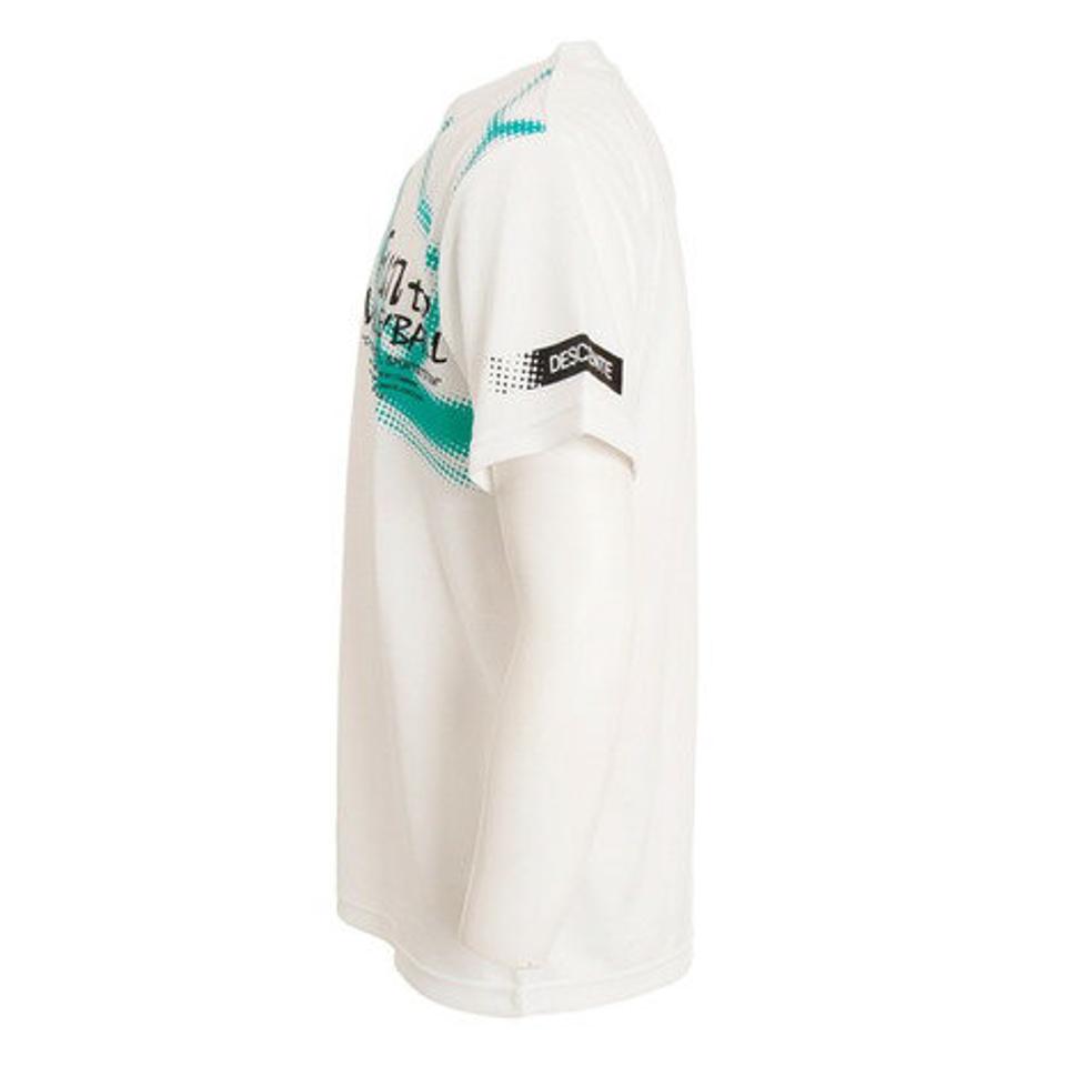 デサント（DESCENTE） バレーボールウェア 半袖プラクティスシャツ DX-B1432XB WH （メンズ）