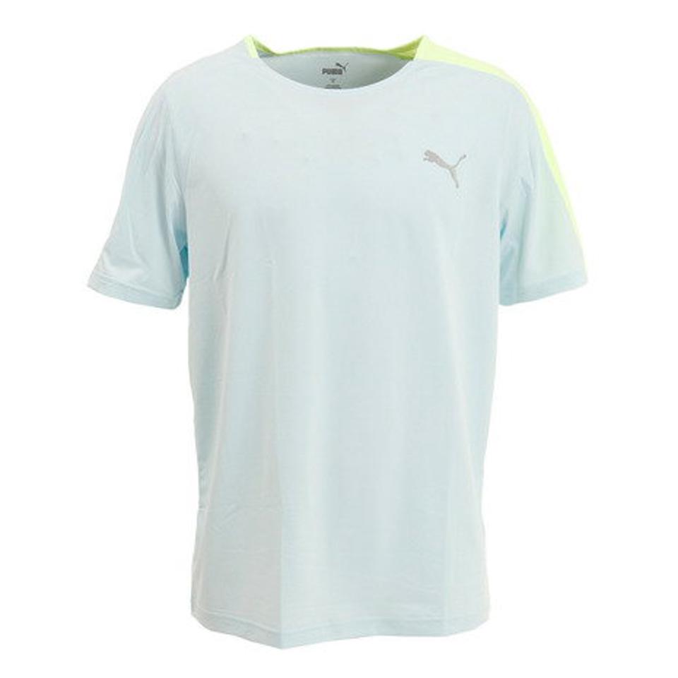 プーマ（PUMA）（メンズ）ドライ 速乾 ドライプラス ランニング 半袖シャツ 522287 20 LBLU