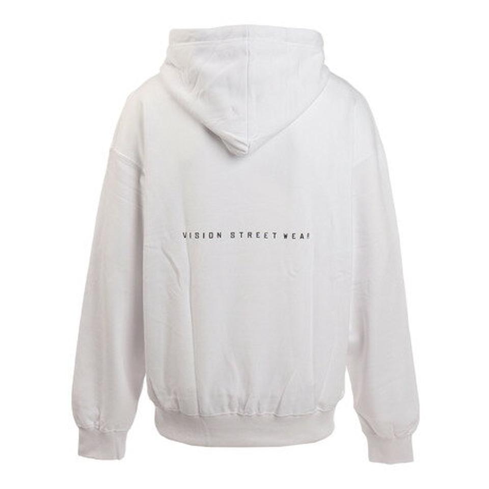 ヴィジョン（VISION） 恐竜イラストパーカー A905028-07 WHT （メンズ）