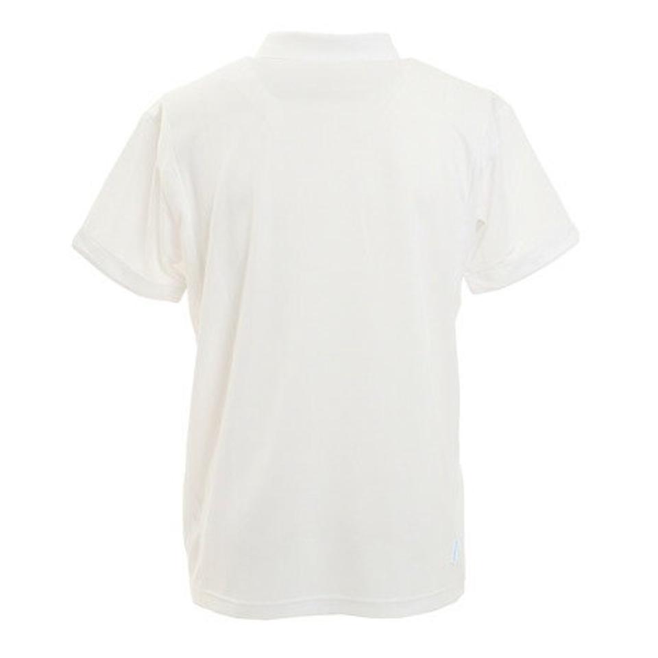 ジローム（GIRAUDM）（メンズ）抗ウイルス素材 ナノガード ドライ 吸汗速乾 UVカット 半袖ポロシャツ 863GM1TP6608 WHT 生地 服 洗える