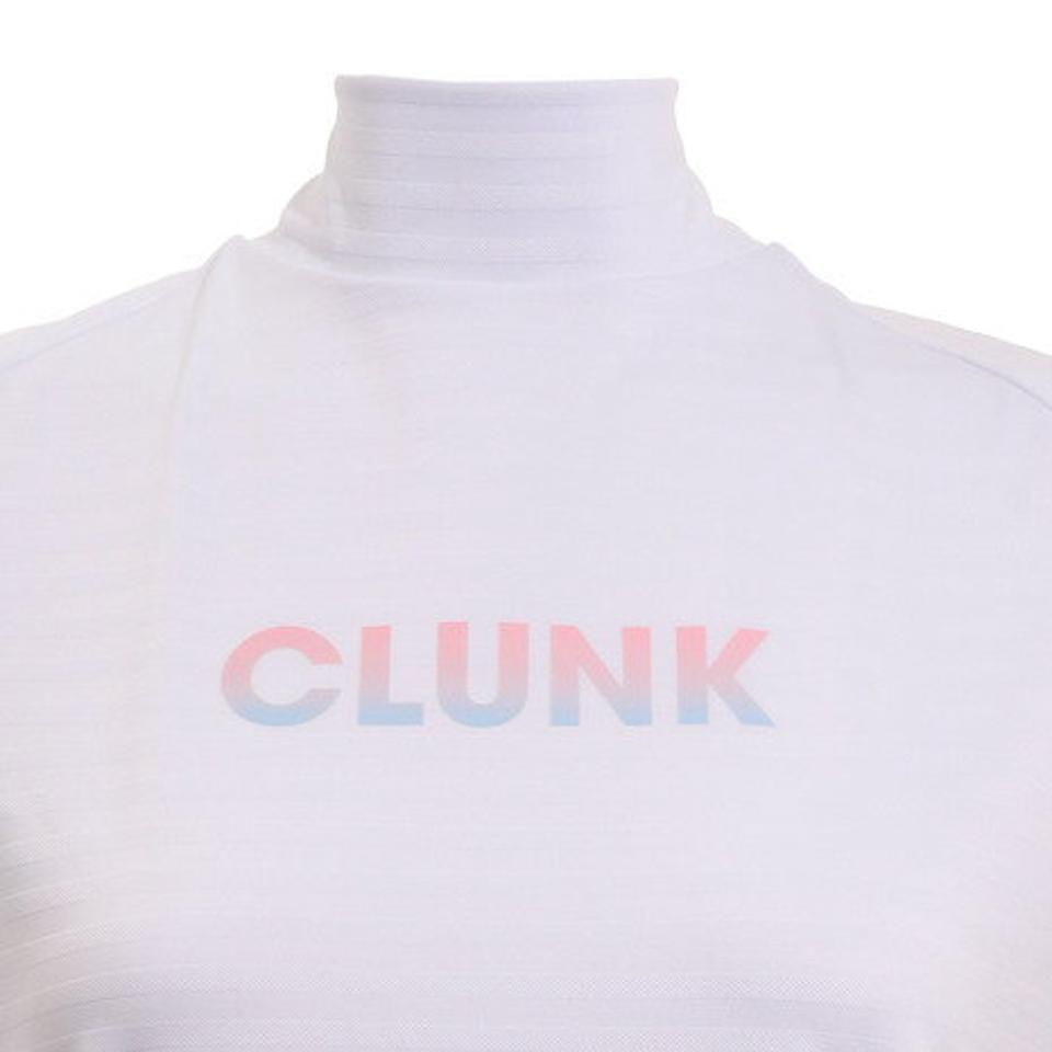 クランク（CLUNK） ゴルフウェア グラデーションモックネックシャツ CL5HUG51 WHT （レディース）