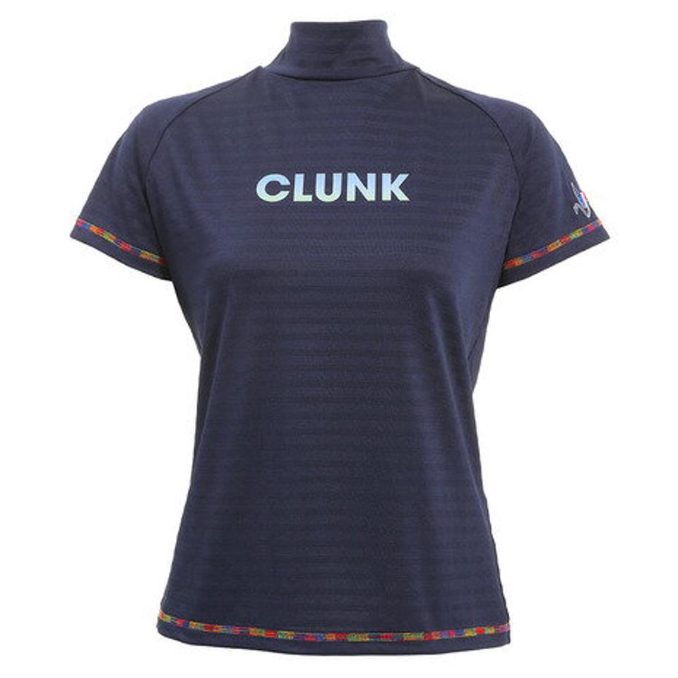 クランク（CLUNK） ゴルフウェア グラデーションモックネックシャツ CL5HUG51 NVY （レディース）