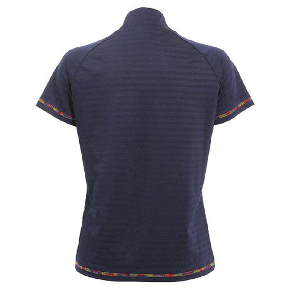 クランク（CLUNK） ゴルフウェア グラデーションモックネックシャツ CL5HUG51 NVY （レディース）