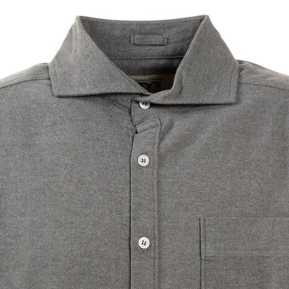 ティア（TYR）（メンズ）無地 長袖シャツ TSHNSLD-20SRL GRY オンライン価格