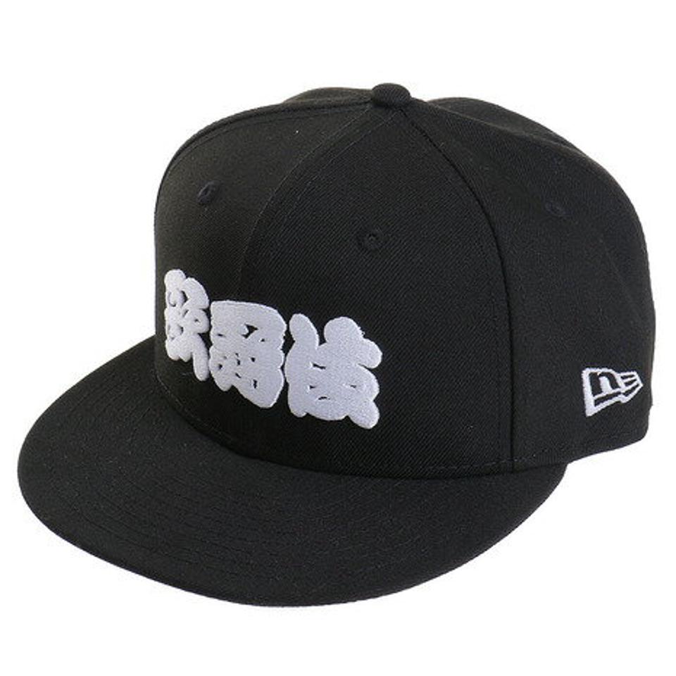 ニューエラ(NEW ERA) 帽子 メンズ キャップ 59FIFTY 歌舞伎 ロゴ キャップ BLK 12353396 日よけ (メンズ)