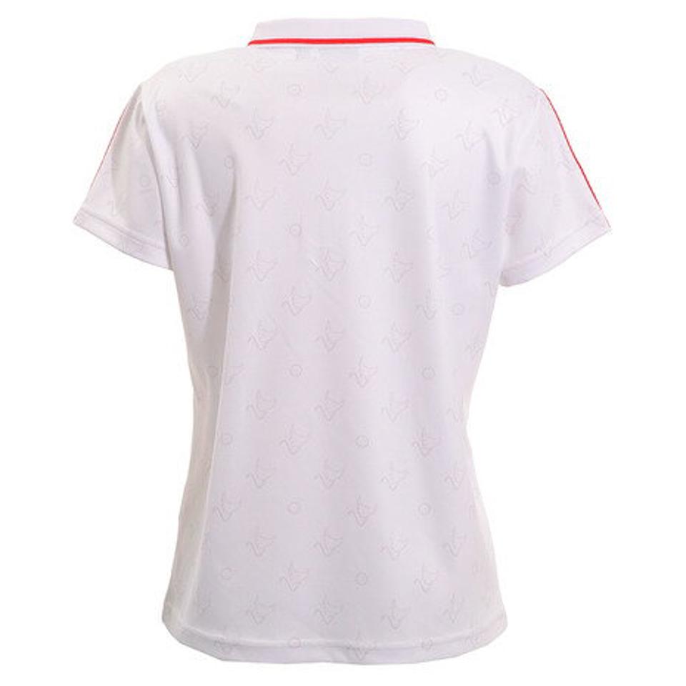 クランク（CLUNK） ゴルフウェア プリントポロシャツ CL5HUG14 WHT （レディース）