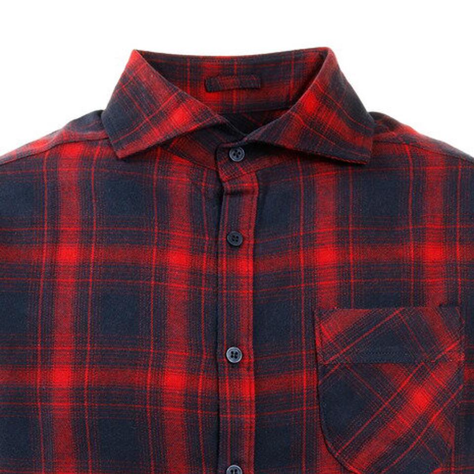 ティア（TYR） チェック 長袖シャツ TSHNCHK-20SRL NVY/RED オンライン価格 （メンズ）