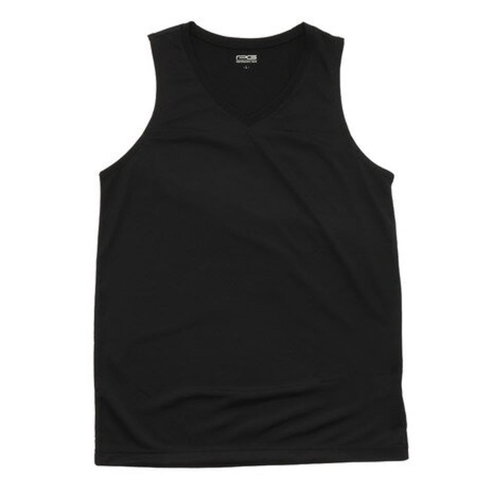 【3点10%OFFクーポン 7/1まで】パフォーマンスギア（PG） バスケットボールウェア ドライプラス 高通気Vネックインナー 751PG9ES6726 BLK.. （メンズ）