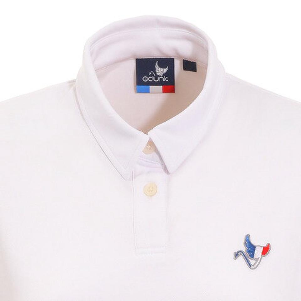 クランク（CLUNK） ゴルフウェア 5分袖ポロシャツ CL5HUG06 WHT （レディース）