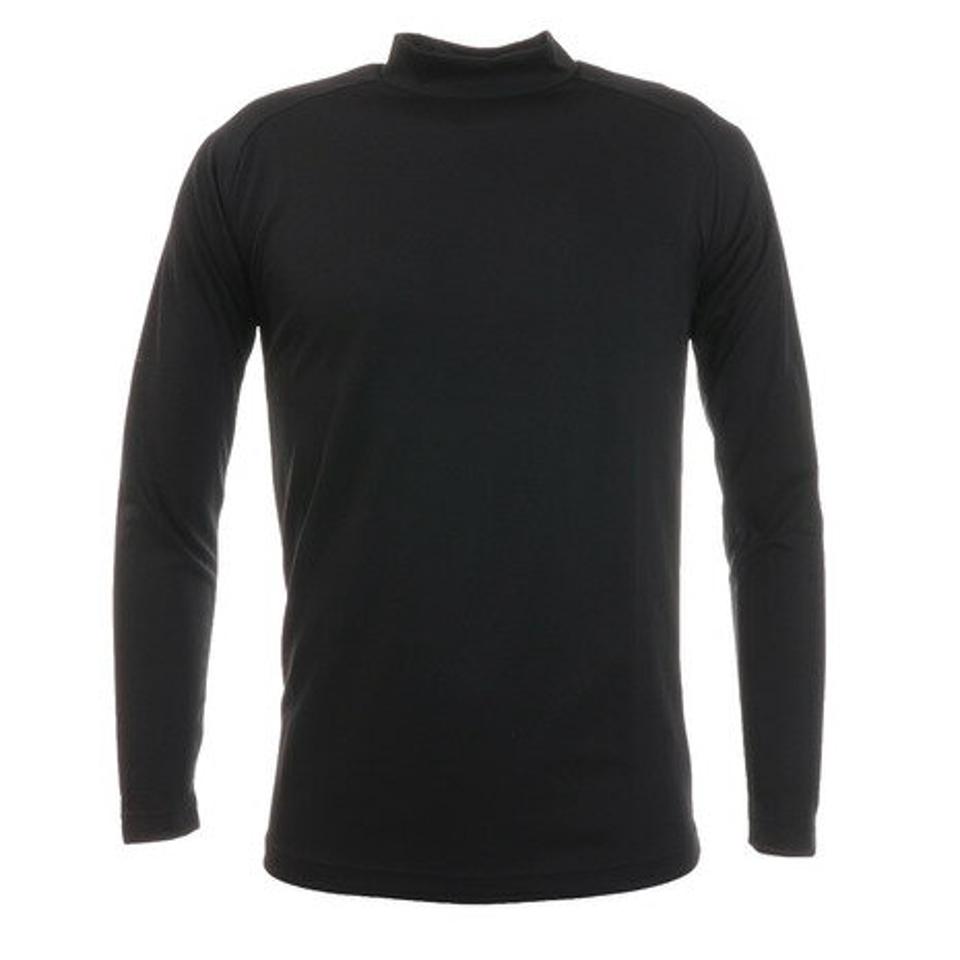 【2点10％OFFクーポン! 24日迄】エックスティーエス（XTS）（メンズ）野球 アンダーシャツ ドライプラス ハイネック 長袖 インナー シャツ 723G5ES5959 黒