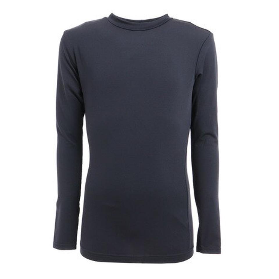【2点以上購入で10%OFFクーポン有 4/21迄】エックスティーエス（XTS） 野球 アンダーシャツ ジュニア ストレッチ 丸首 長袖 インナー シャツ 724G6ES4171 ネイビー （キッズ）