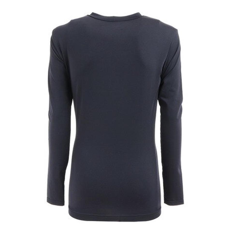 【2点以上購入で10%OFFクーポン有 4/21迄】エックスティーエス（XTS） 野球 アンダーシャツ ジュニア ストレッチ 丸首 長袖 インナー シャツ 724G6ES4171 ネイビー （キッズ）