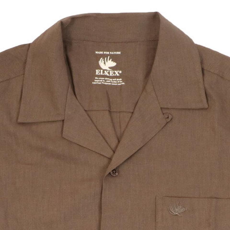エルケクス（ELKEX） レーヨン リネン シャツ 881EK0SE3284KHK オンライン価格 （メンズ）