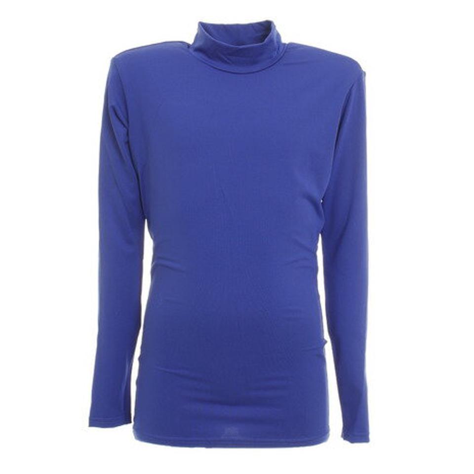 エックスティーエス（XTS） 野球 アンダーシャツ ジュニア ストレッチ ハイネック 長袖 インナー シャツ 724G6ES4170 青 （キッズ）