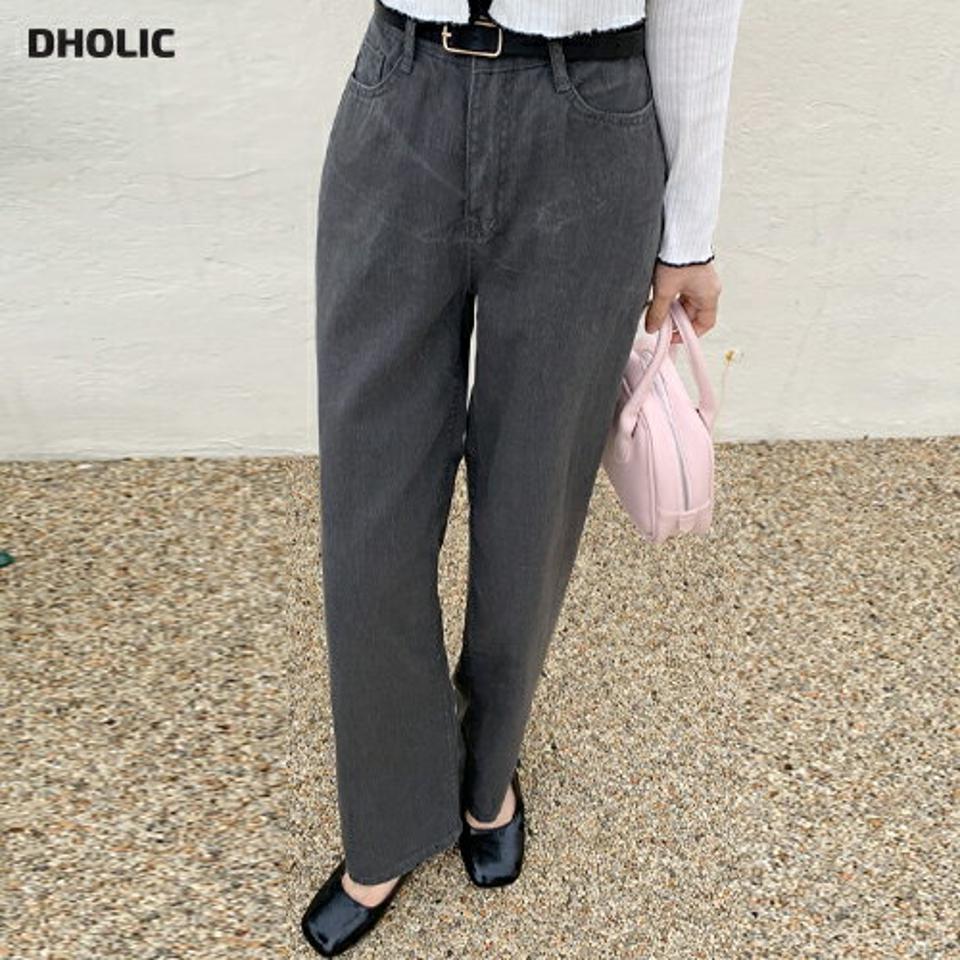 バックゴムワイドコットンパンツ・全3色・t00528 レディース 【pt】韓国ファッション ボトムス ロング ロングパンツ コットンパンツ バックゴム ワイド ストレート ベルトループ 無地 シンプル フェミニン カジュアル 春 秋