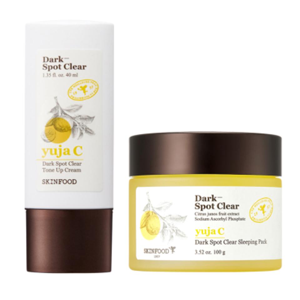 ゆずC ダークスポット スリーピングパック&トーンアップクリームセット
