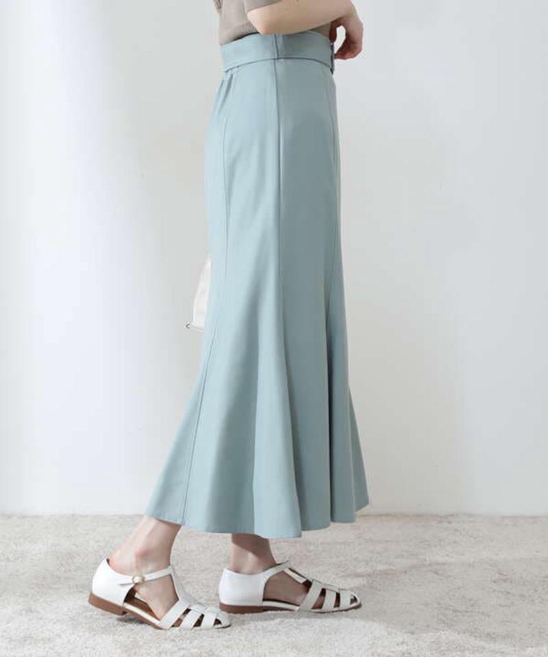 ベルト付フレアスカート《S Size Line》