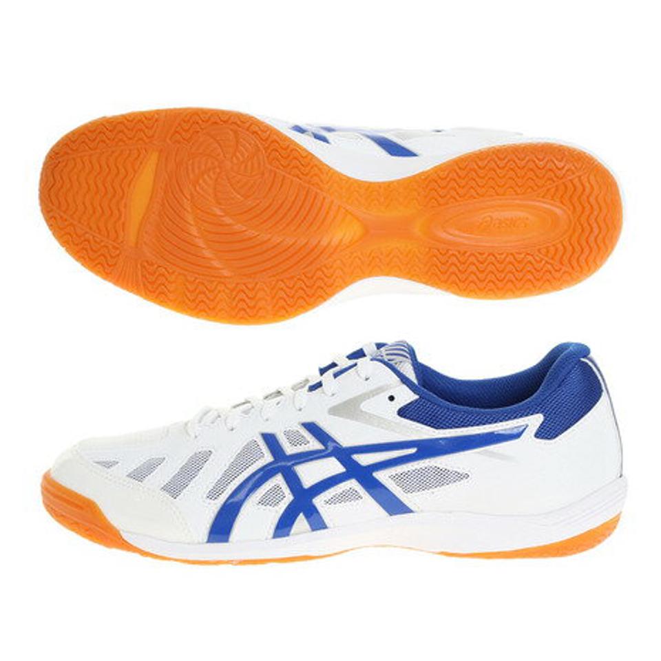 【10％OFFクーポン 1/13まで】アシックス（ASICS）（メンズ、レディース）卓球シューズ アタックハイパービート ATTACK HYPERBEAT SP3 1073A004 001 WT/AB 745014