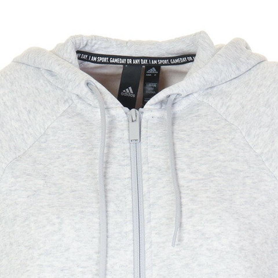 アディダス（adidas）（レディース）スタック ロゴ フルジップ フリース パーカー IPB08-GC6936
