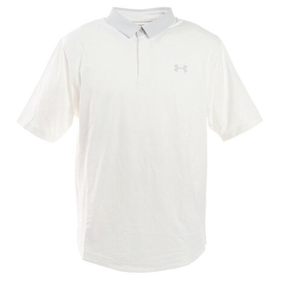 アンダーアーマー（UNDER ARMOUR） ゴルフ ポロシャツ メンズ アイソチル ポロシャツ 1350037 WHT/WHT/HGY GO （メンズ）