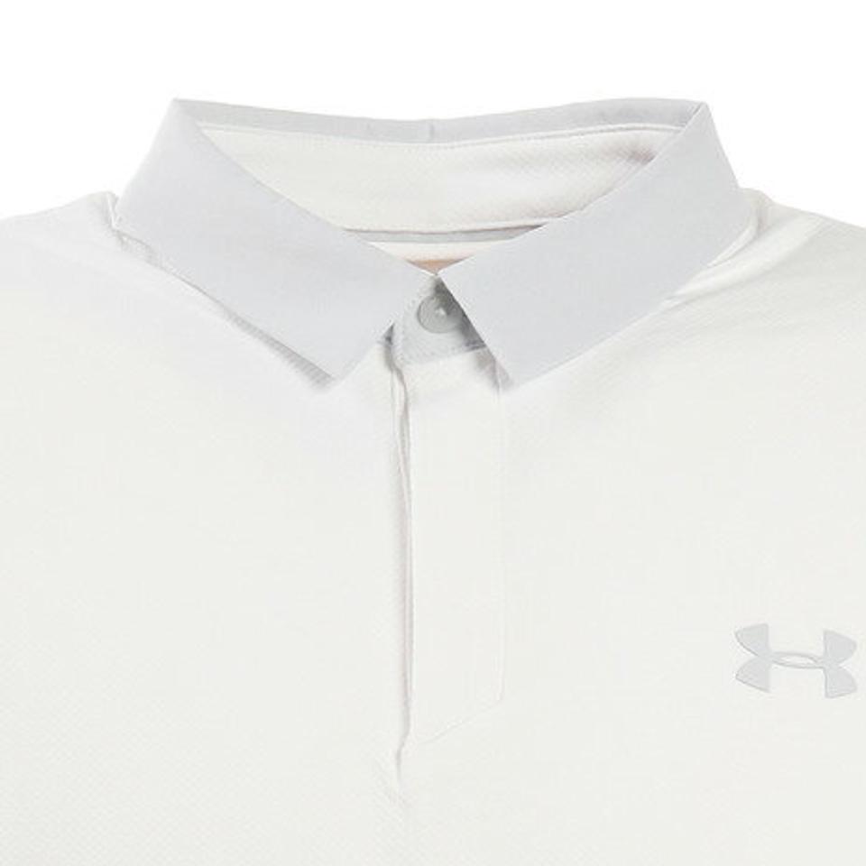 アンダーアーマー（UNDER ARMOUR） ゴルフ ポロシャツ メンズ アイソチル ポロシャツ 1350037 WHT/WHT/HGY GO （メンズ）