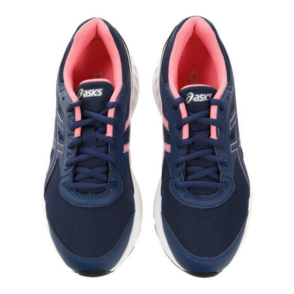 アシックス（ASICS）（キッズ）ジュニア ランニングシューズ 紺 レーザービーム JF ネイビー 1154A084.400 スニーカー