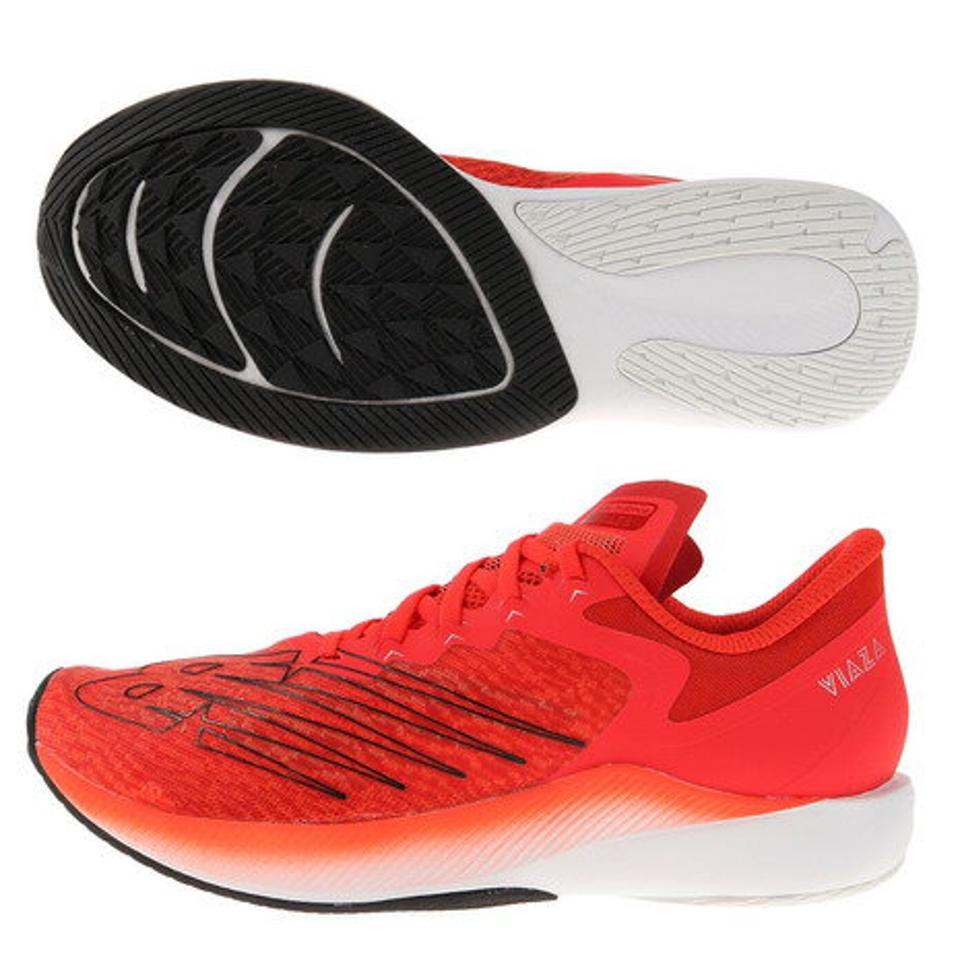【ランニング対象品購入&エントリーでP10倍！8/19 20:00〜8/28 23:59】ニューバランス（new balance） ランニングシューズ 赤 レッド VIAZA MVIAZXE1D ジョギングシューズ マラソンメンズ 靴 シューズ （メンズ）