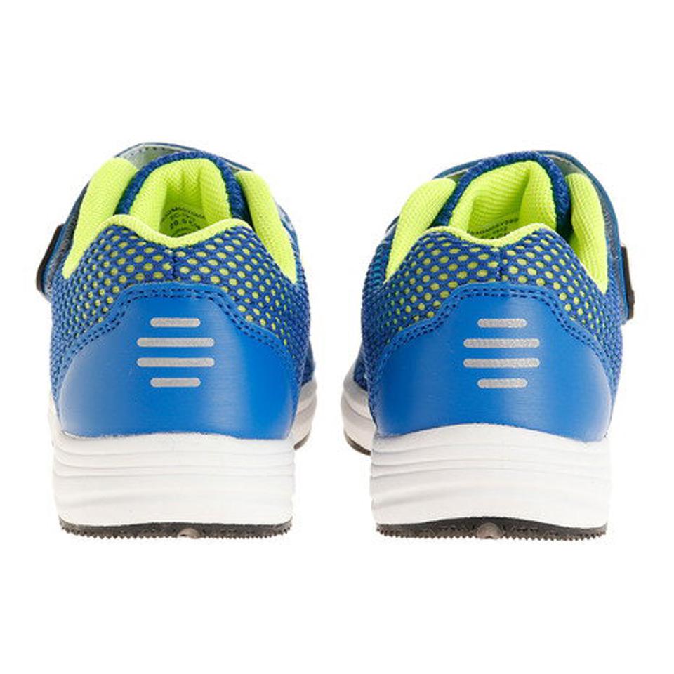 ジローム（GIRAUDM）（キッズ） ジュニア スニーカー ダッシュ王 20 フラッシュイエロー ブルー ホワイト 793GM0SY5800 運動靴 通学 カラフル マジックテープ