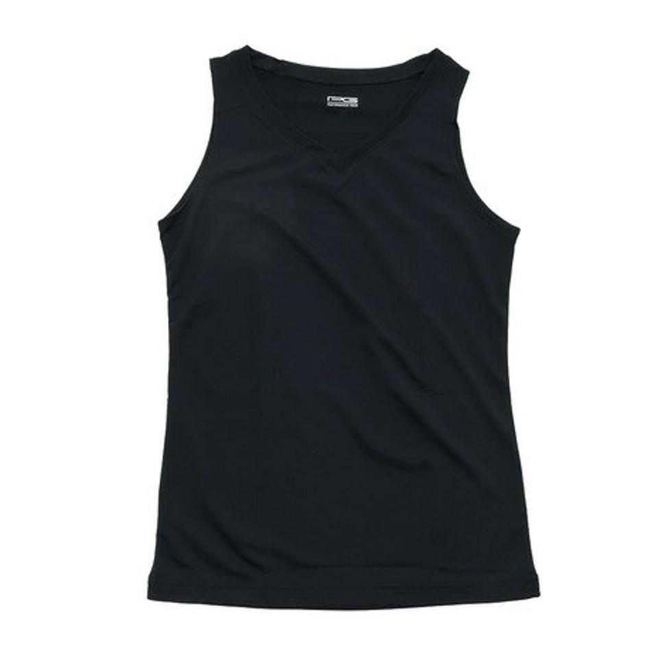 パフォーマンスギア（PG）（レディース）ドライプラス 高通気 Vネックインナー 751PG9ES6727 BLK